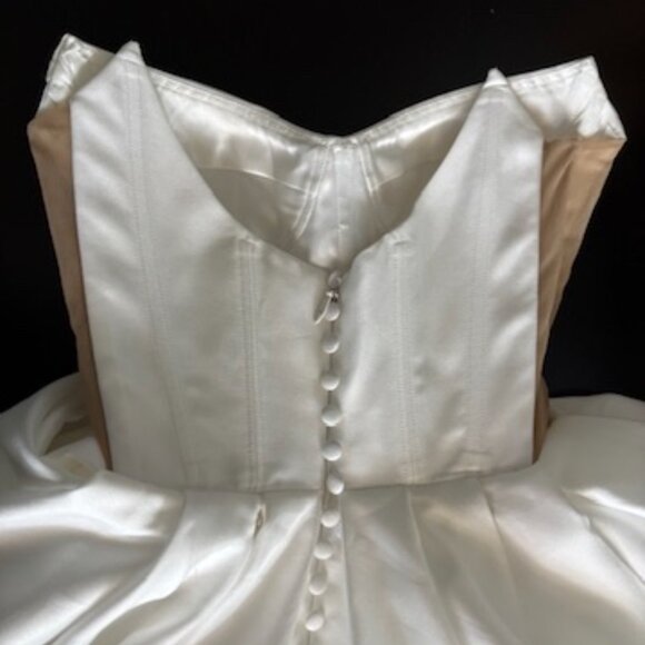 Blanche Bridal Alix Wedding Modern Ballroom Gown with Mesh Cutouts - Picture 11 of 14